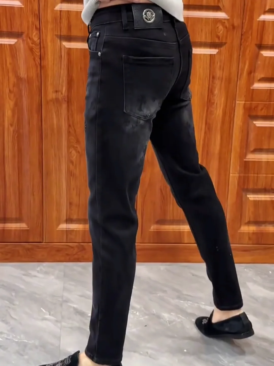 

High Quali Faionable Men's Jeans Sli Versatile Autumn Winter New Arrival Slim Fit Stand Edition Youth ular Casual