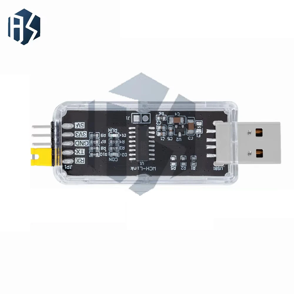 ‌ مصحح الأخطاء WCH-Link Pro USB-C - محاكي CMSIS-DAP للكشف التلقائي 3.3 فولت/5 فولت لـ RISC-V & ARM (SWD/JTAG) |   OpenOCD/TelinkSDKSuppor
