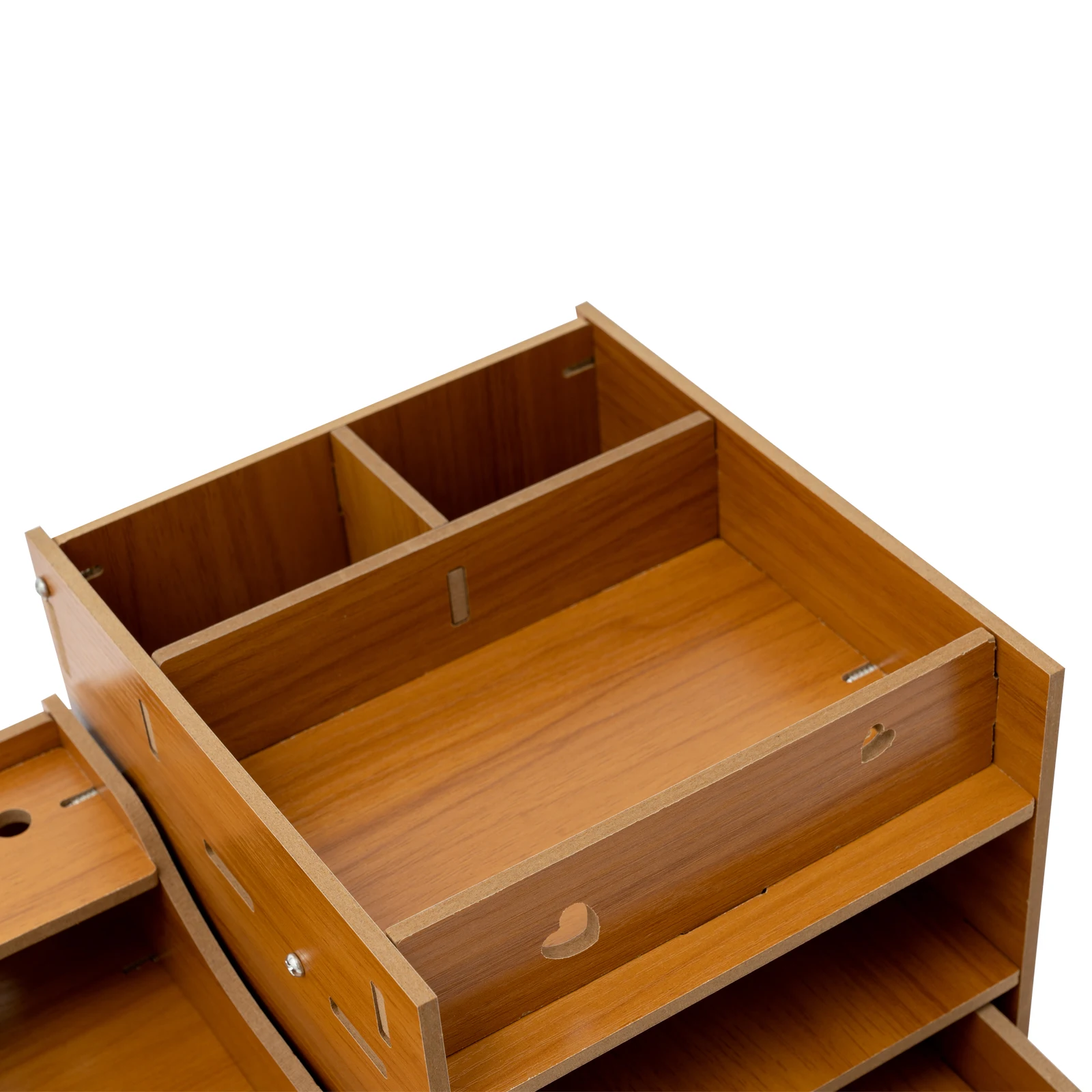 Desktop-Monitorst änder, Monitor-Riser, Computermonitor-Booster-Ständer Kirsch holz farbe