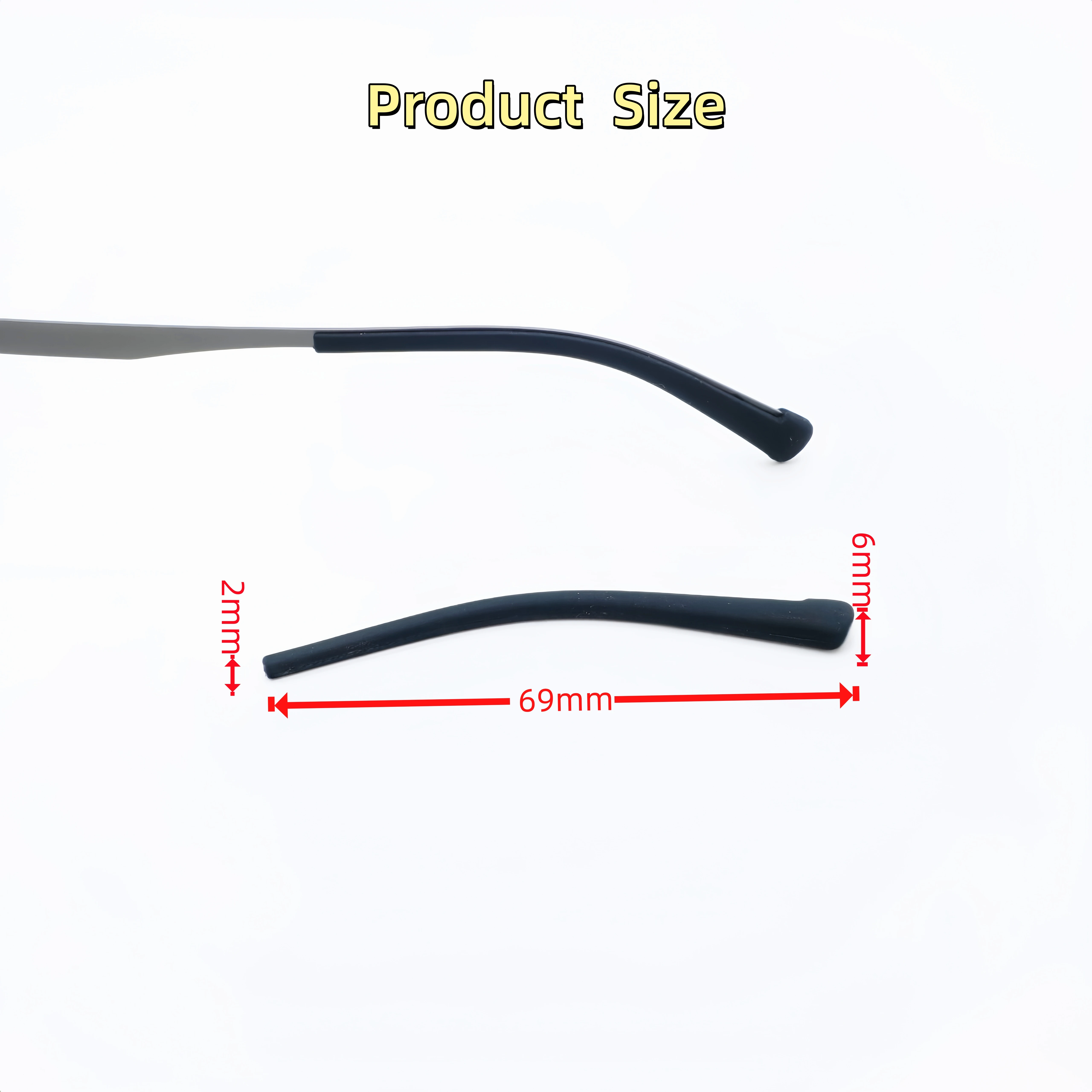 Lindberg-kompatible Silikon-Brillenbügelspitzen, passend für mehrere Modelle, weich und bequem – Detail 9