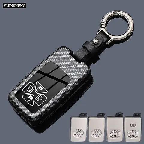 2 3 4 5 Buttons ABS Carbon Style Car Key Case Cover Fob for Toyotay Alphard Vellfire Previa Estima Isis Noah Voxy Tarago Yaris