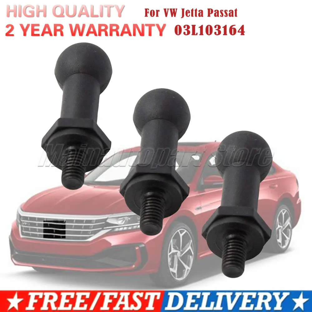 03L103164 Engine Front Engine Cover Ball Mounting Bolt For VW Jetta Passat Tiguan Audi Seat Skoda