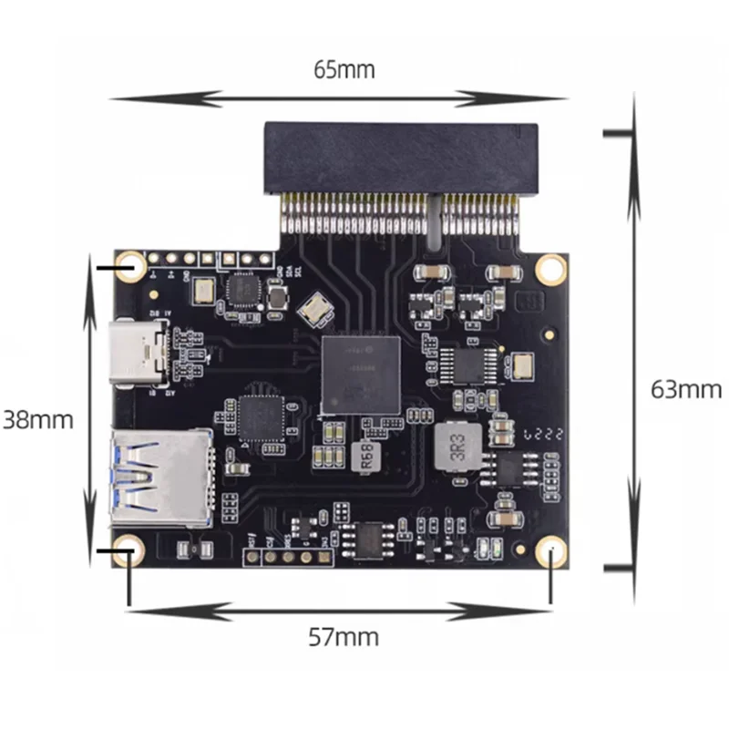 Thunderbolt 4 to PCI-E 4X Thunderbolt External Graphics Card Expansion Dock USB4 Core Adapter Board 40Gbps Type-c High Speed