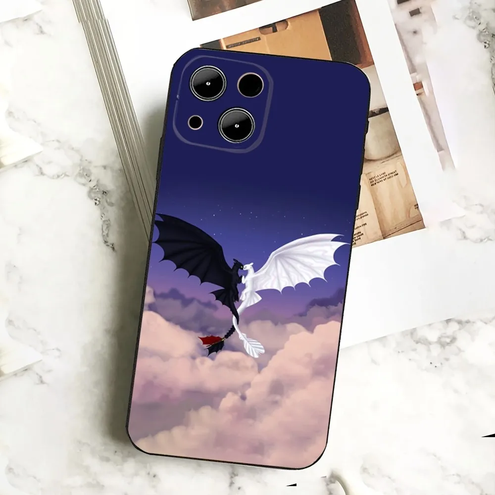 Cartoon T-Toothless  Phone Case  For IPHONE 15,13,14,12,Mini ,11, Xr, X ,Xs Pro Max 8, 7 Plus Back Cover