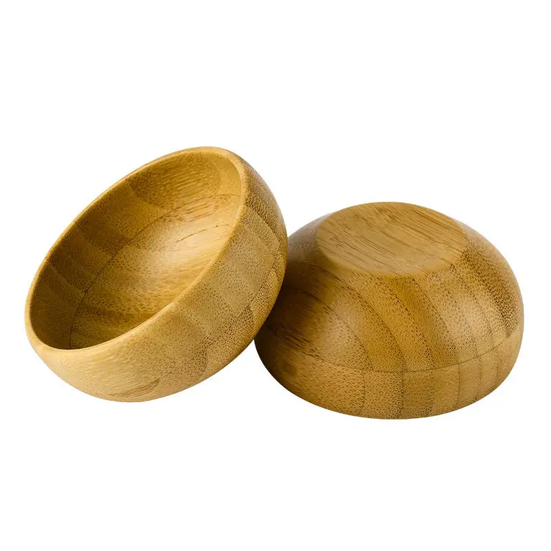 1Pcs Beauty Salon Face Skin Care Eco- Friendly Bamboo Wooden Bowl Mini Cosmetic DIY Facial Mask SPA Mixing Bowls Makeup Containe