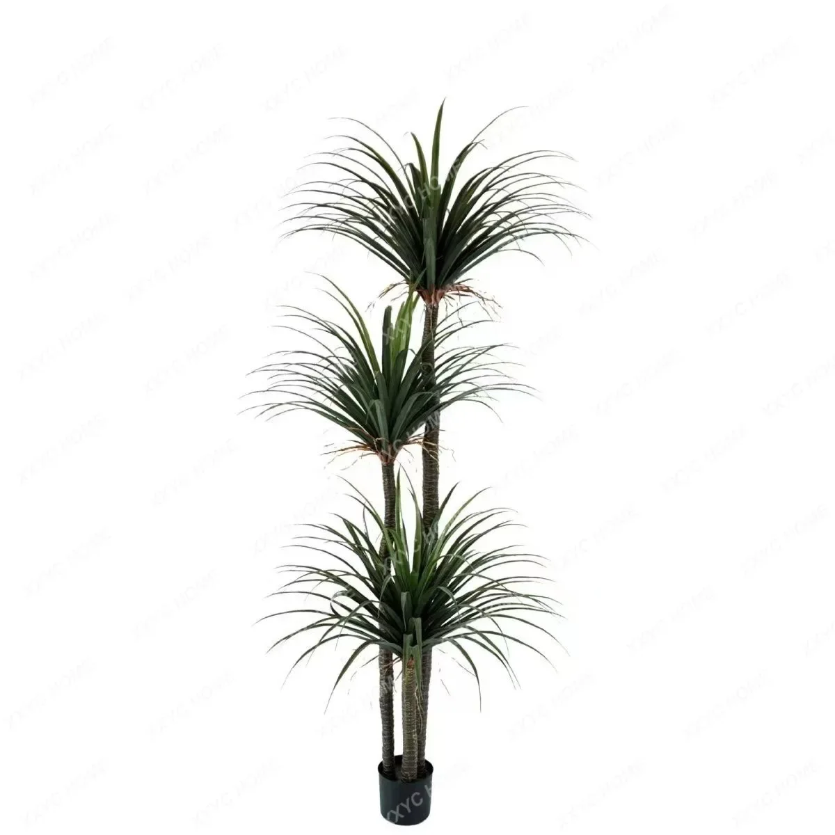 Artificial Plant Dracaena Potted Living Room Landscaping Decorations Multi-Bar Yucca Tree