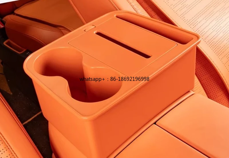 

900 Car Tissue Box 2 Drain Cup Holder Storage Storage Paper Drawer Box Car Special Accessories