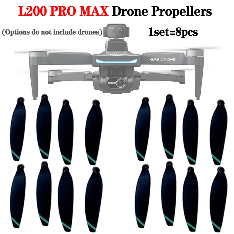 L200 PRO Max RC Drone Original Spare Parts Blades Accessories Propeller Blade Drone Props spare propelle Blade