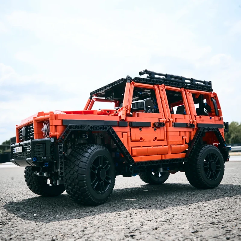 Techniczny model samochodu terenowego G500, 2891 elementów, klocki konstrukcyjne, ciężarówka, pojazd terenowy, zabawka do składania, prezent dla dziecka, chłopca, dorosłego.