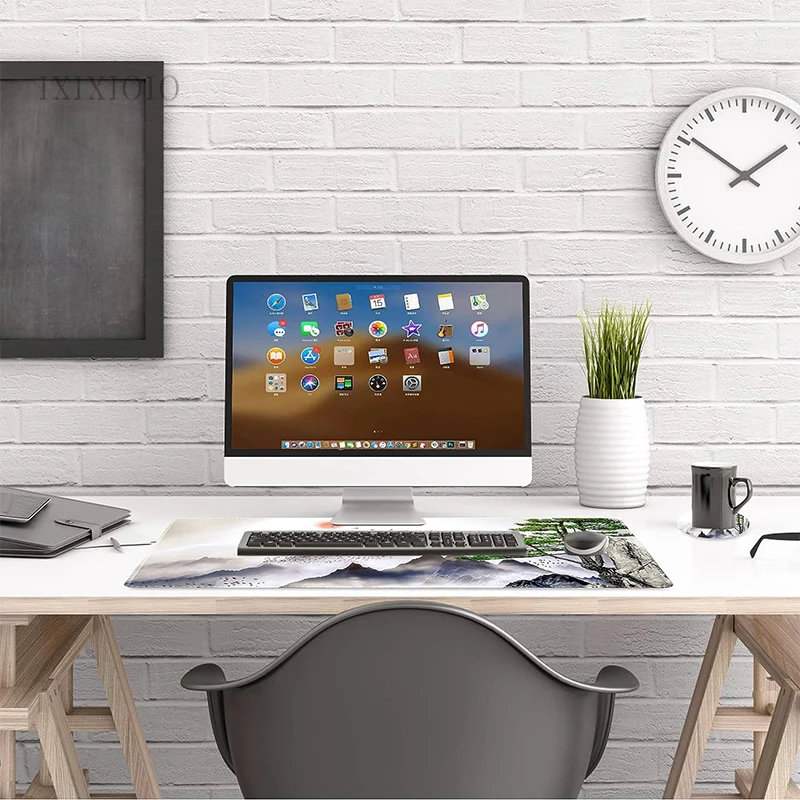 Mountain Aesthetics Mouse Pad Gamer XL Home Large Mousepad XXL Playmat Office Non-Slip Soft Carpet Computer Mouse Mats Mice Pad