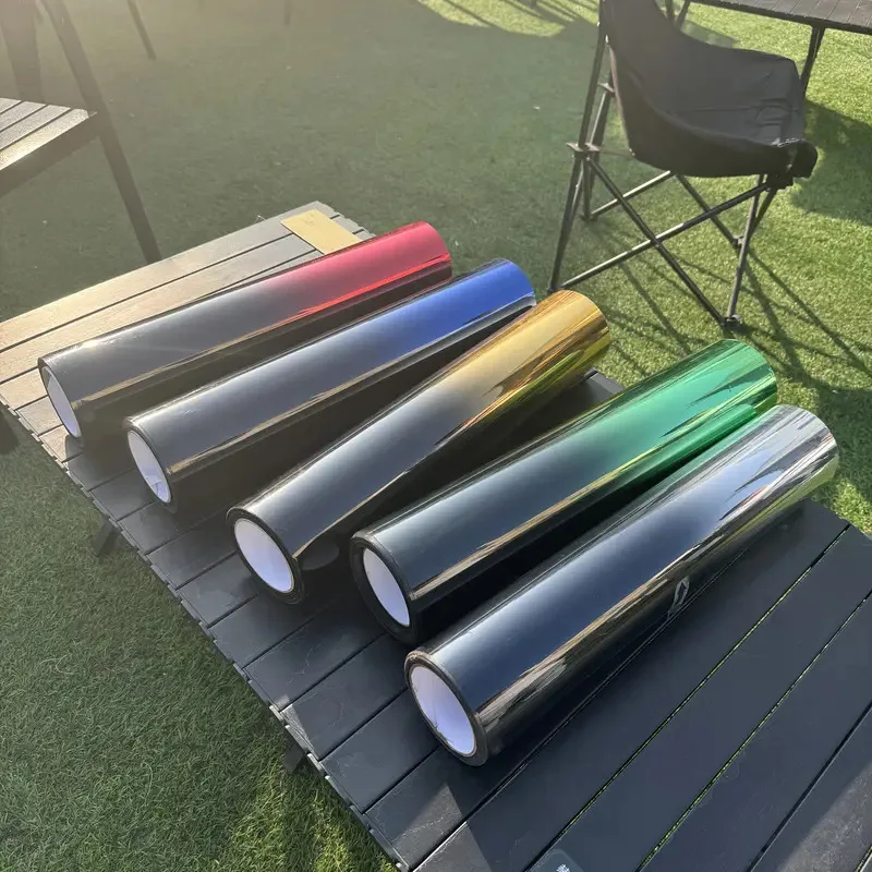 

50x300 см градиентная ПЭТ солнечная пленка для переднего лобового стекла автомобиля, защита от ультрафиолета, теплоизоляция, наклейка для изменения цвета