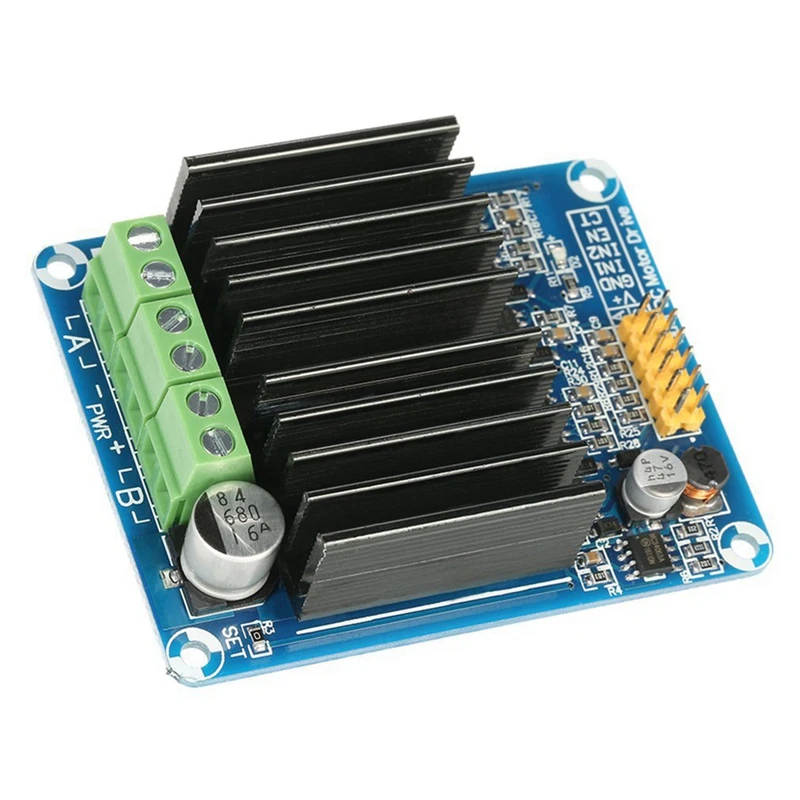 1 PCS Metal DC 5-15 V 30 A Dual Channel H Bridge Motor Driver Module Bread Board Controller DHB-01A DC Motor Driver Board