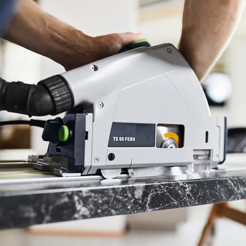 Festool Bracket Track Saw Ts55 Woodworking Guide Rail Handheld Cutting Saw Imported Dust-Free Electric Circular Saw