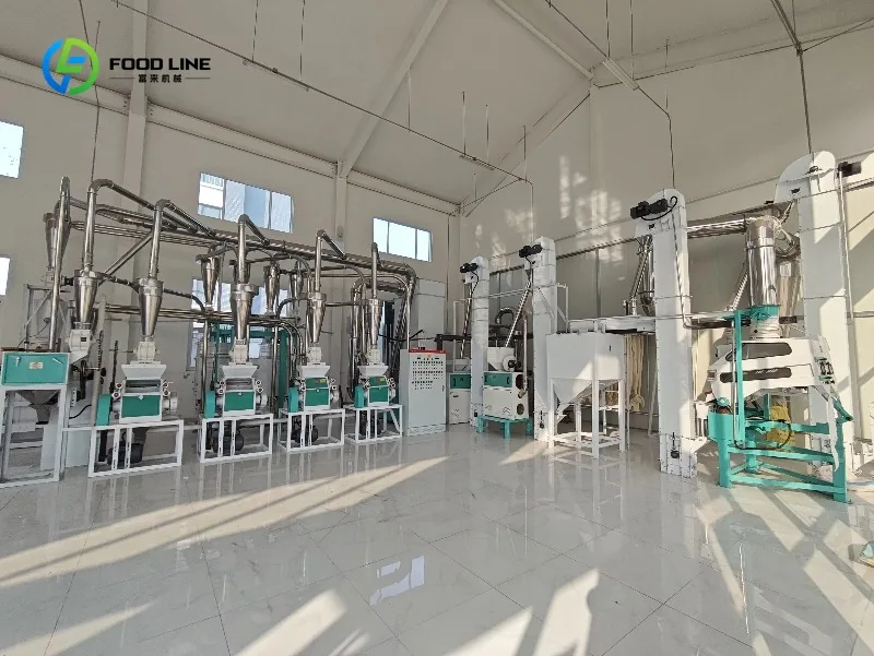 Customized Fully Automatic Motor & Engine Driven Industrial Maize Flour Milling Plant-Complete Production Line & Factory Price