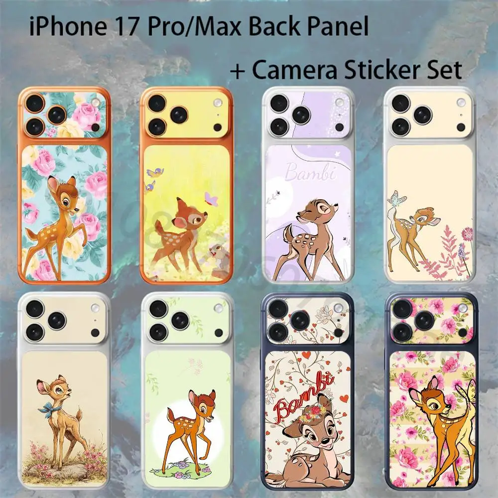 

B-Bambi For iPhone 17pro/pro Max Full body Back Cover Decal Skin Colorful Rear Protective Sticker Film