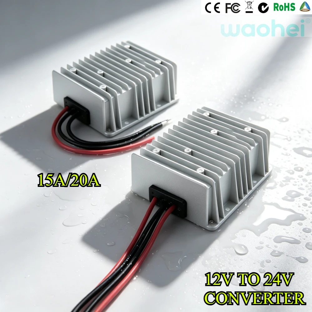 12V TO 24V 10-23V 15A 20A 25A DC DC Step Up Converter 12 Volt to 24 Volt  500W Voltage Regulator Boost Module High Quality ROHS