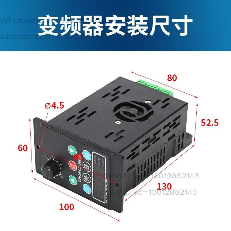 T13-750W-12-H Simple US inverter 750W single-phase input three-phase 220V output governor