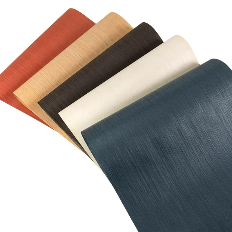 Technology Black White Blue Straight Wood Veneer Sheets L:2.5Metersx58cm T:0.2mm
