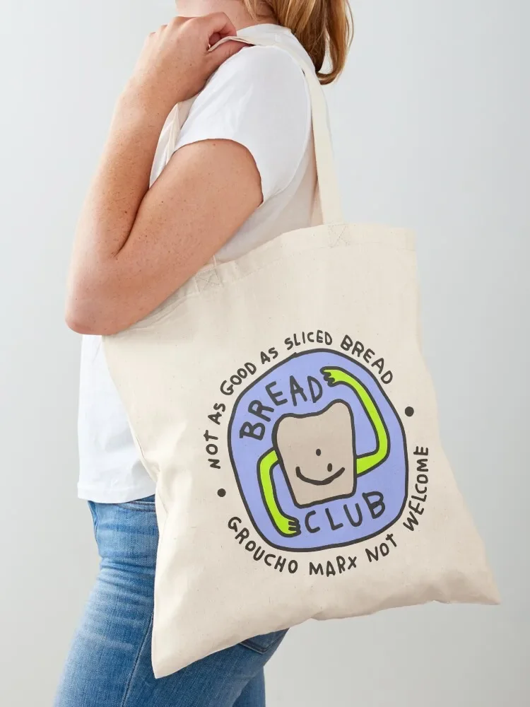 bread club Tote Bag Customizable tote bag shopping bags foldable tote bags cloth bags sac pour femme Bag