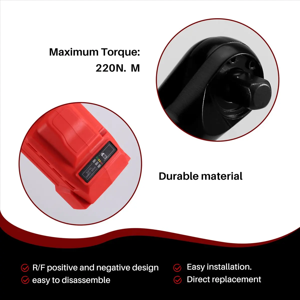 abkm-cle-a-cliquet-electrique-sans-fil-etendue-3-8-pouces-outil-de-demontage-de-vis-et-d'ecrous-a-percussion-compatible-avec-la-batterie-milwaukee-18v