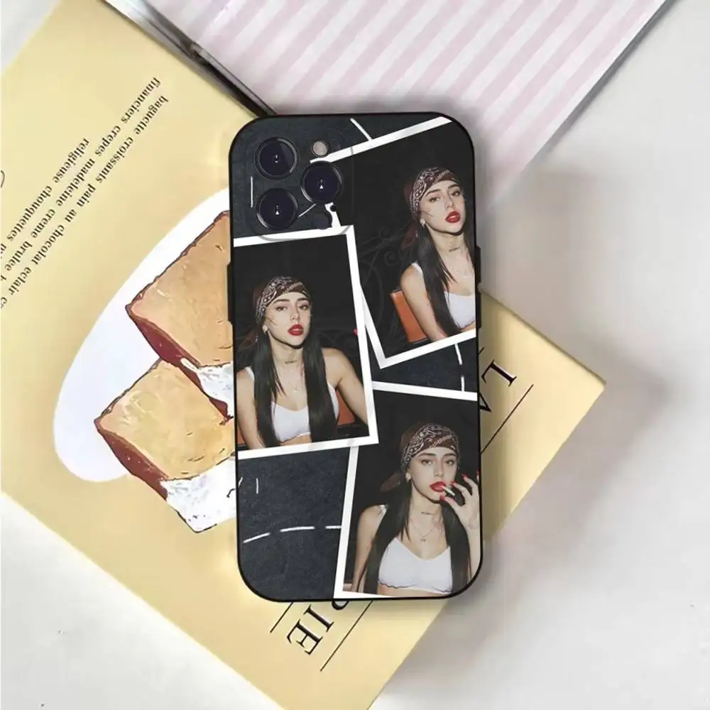 Funda de teléfono Singer n-nicki Nicole para iPhone 6,17,16,15,14,13,12,11 Plus,Pro Max, XS,X,XR,SE,Mini,8,7, funda negra de silicona suave