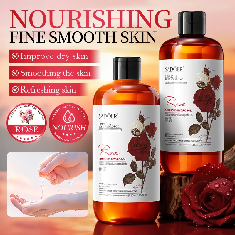 

Rose Surface Toner Organic Rose Petal essence Moisturizing essence Refreshing Elastic Shrinking Pore Skin Care
