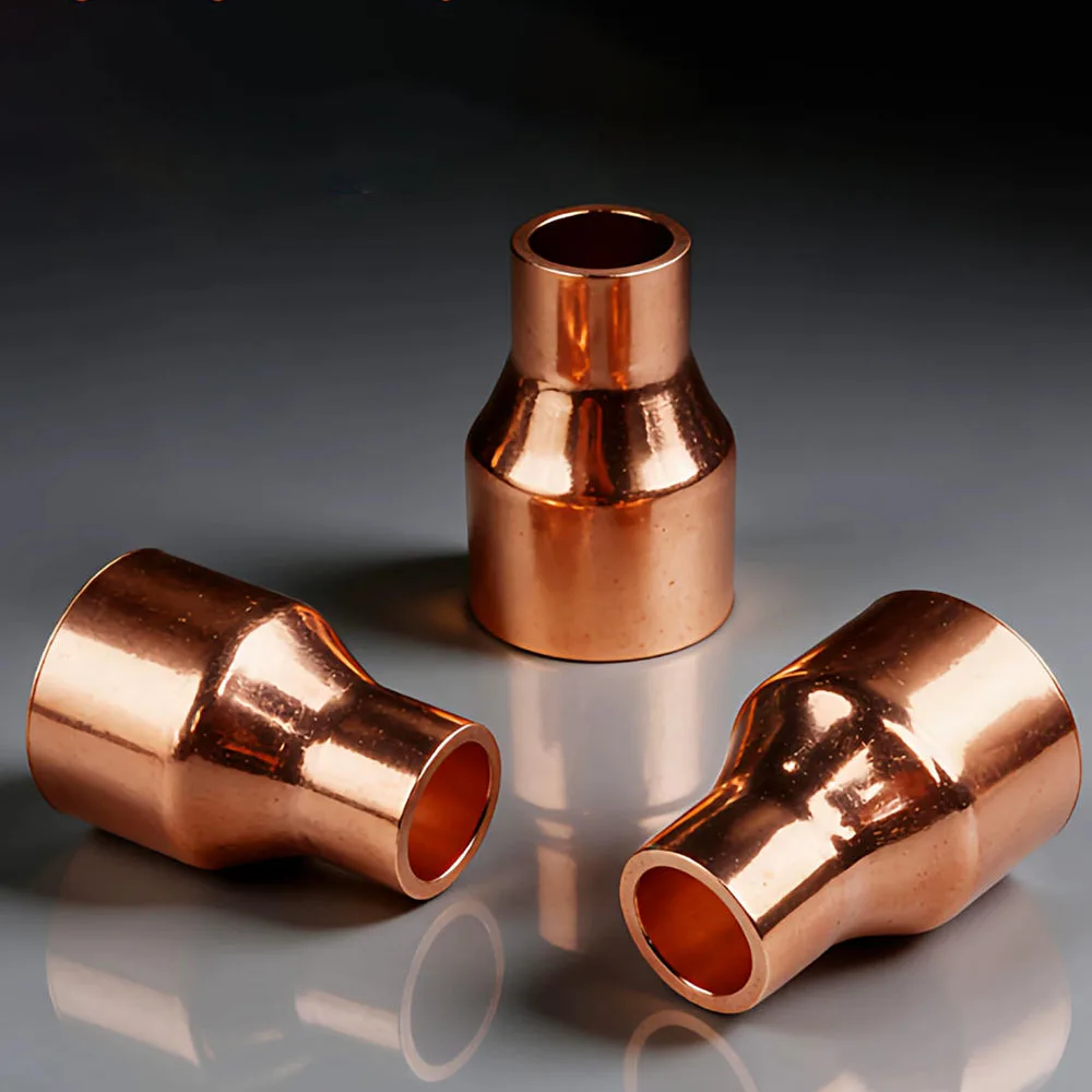 Copper Size Head Welding Reducer Pipe Joint With a Diameter Of 6.35~76 For Air Conditioning And Cold Storage Fittings