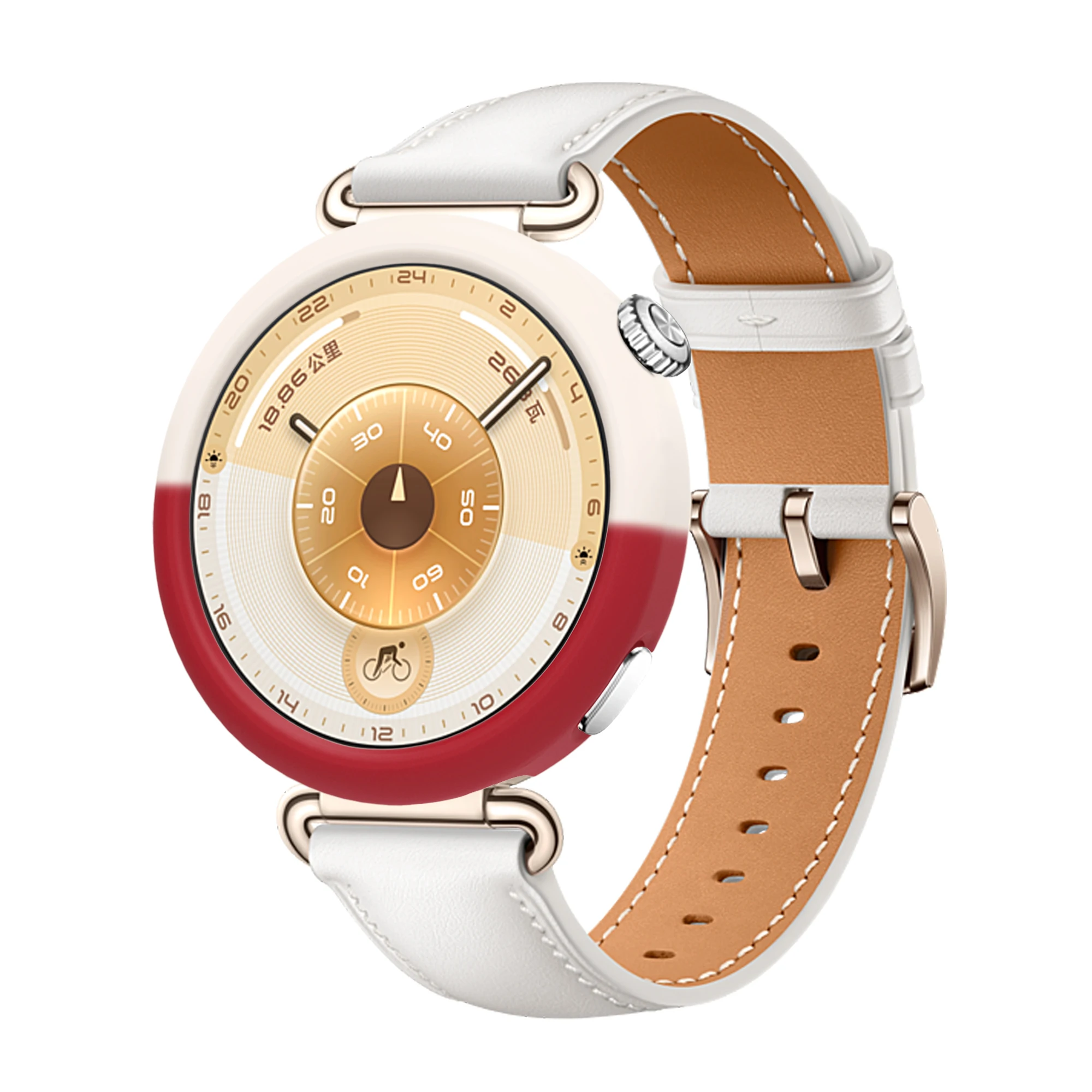 حافظة من السيليكون لهاتف هواوي ساعة GT6 41 مللي متر لون الحلوى مضاد للخدش غطاء حماية ممتص للصدمات لهاتف هواوي GT6 41 مللي متر ملحقات