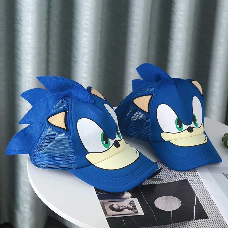 

Hedgehog Kid Sonic Mouse Hat Supertone Mouse High End Embroidery Hip Hop Baseball Cap Fashion Trend Sun Hat Kids Gifts