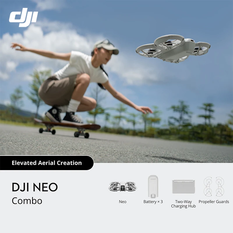 DJI NEO FPV Drone 135g Fly More Combo 4K Vídeo Ultra Estabilizado Portátil