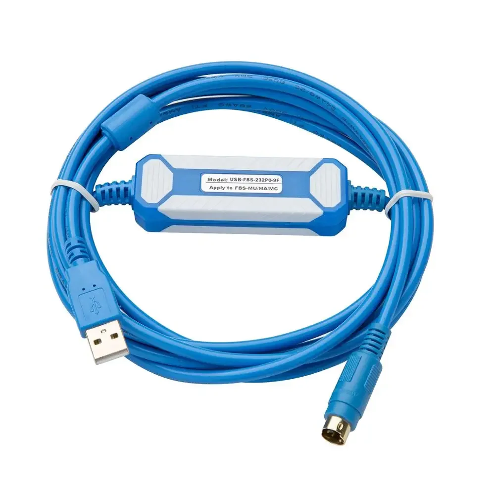 USB-FBS-232P0-9F odpowiedni Fatek FBS FB1Z serii B1 PLC pozłacany interfejs kabel do programowania wersji USB do adaptera RS232