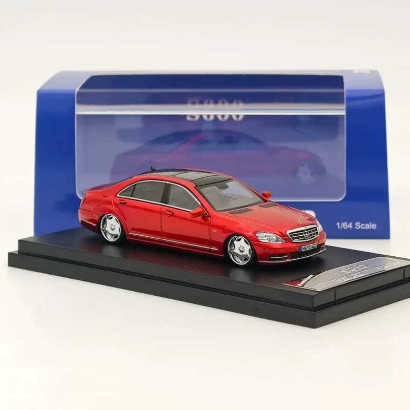 Street Weapon 1/64 Mercedes-Benz S-Class W221 S600L alloy car model