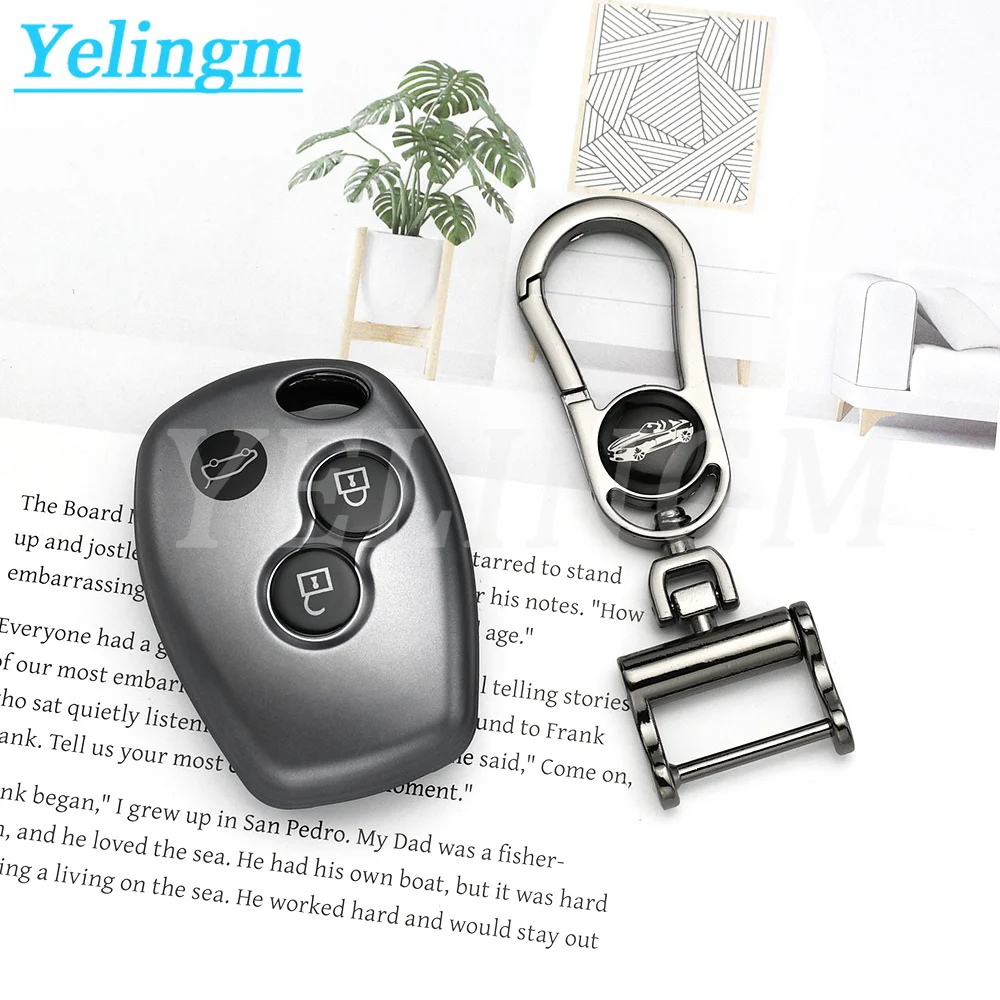2/3 Button TPU Key Case Cover Shell Fob for Renault Megane Duster Modus Espace Laguna Logan for DACIA Sandero Fluence Clio Kango