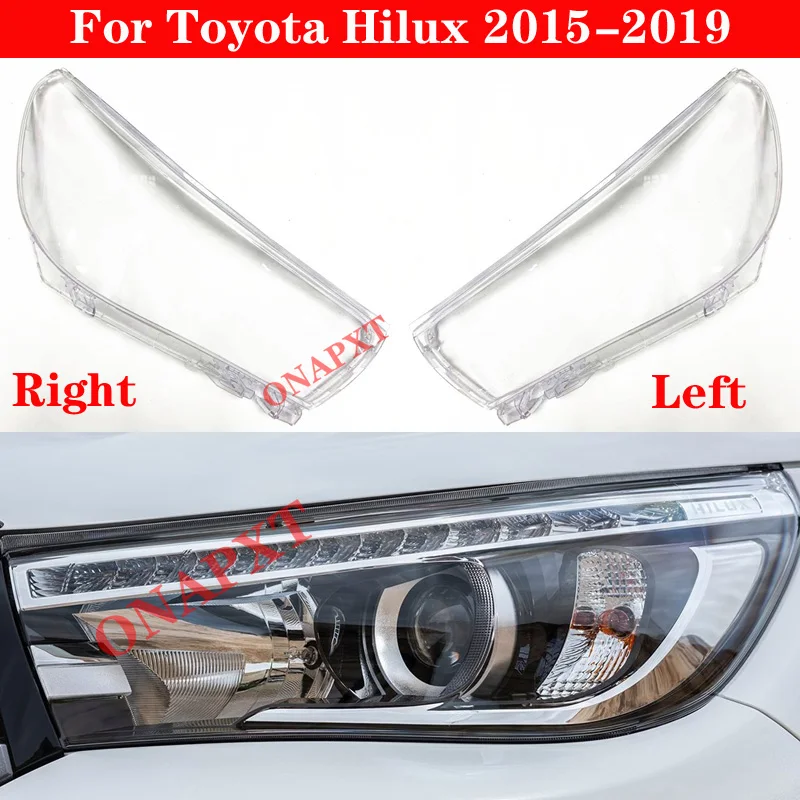 

Автомобиль для Toyota Hilux, передняя фара, стекло, прозрачный абажур, корпус лампы, крышка объектива 2015-2019