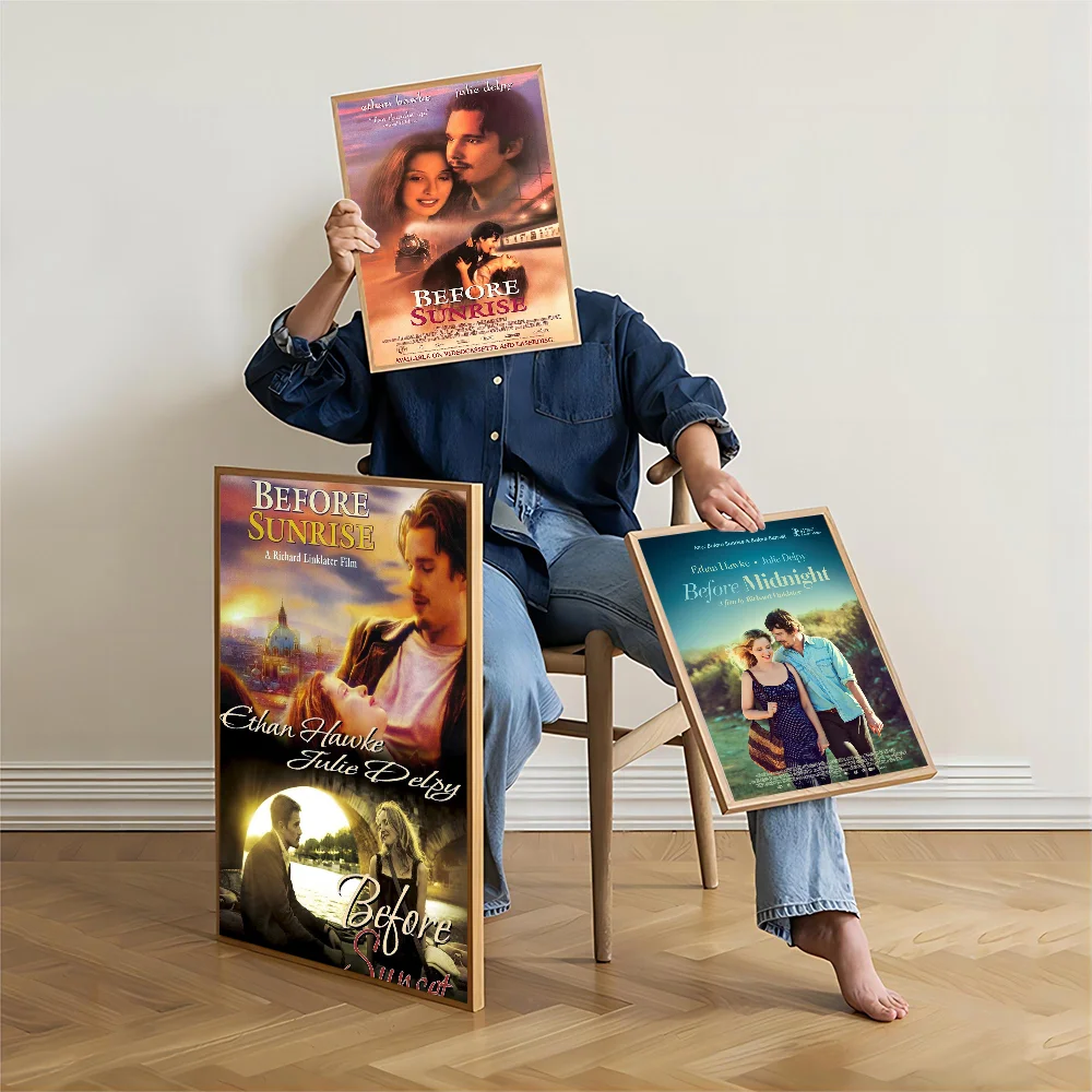 بيلا قبل شروق الشمس قبل غروب الشمس ملصقات الفيلم ، الكلاسيكية عالية الجودة جدار الفن ، ملصقات الرجعية للمنزل ، ديكور الغرفة #5