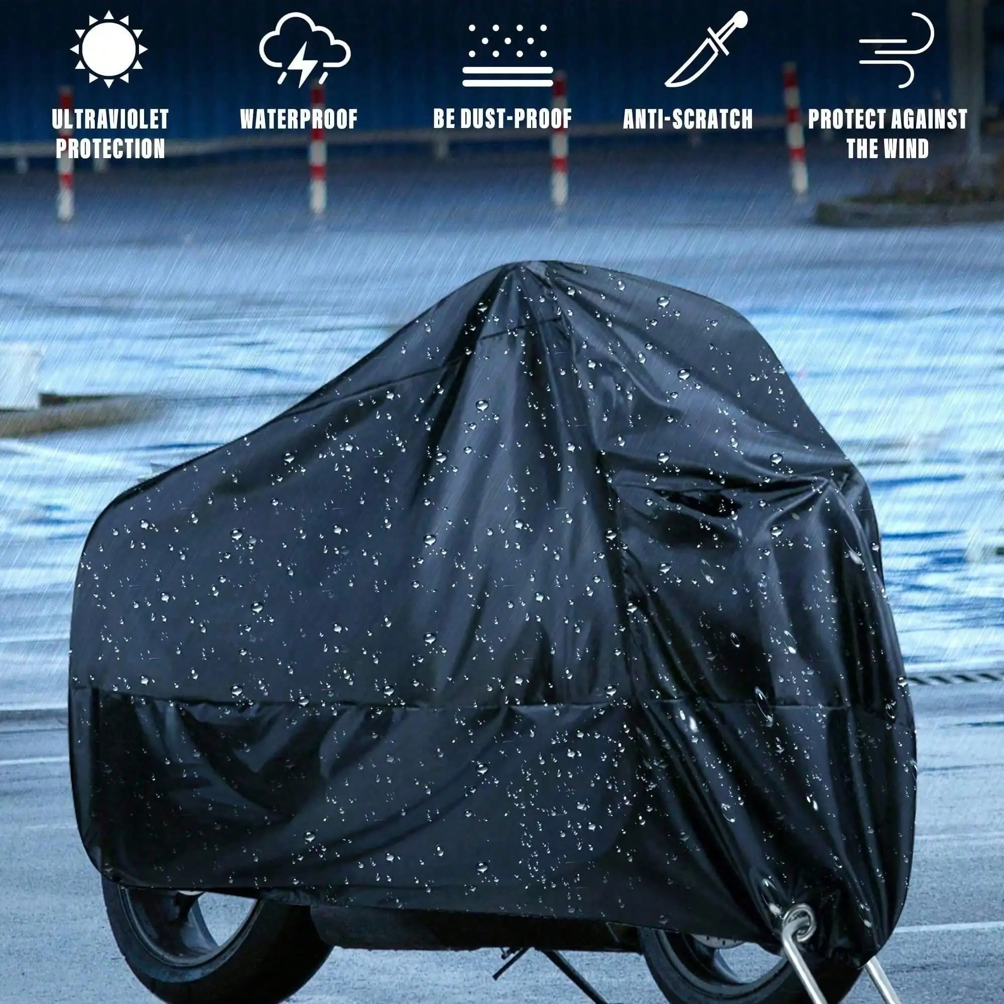 Thickened Waterproof Electric - Electric Scooter Rain Cover review and price