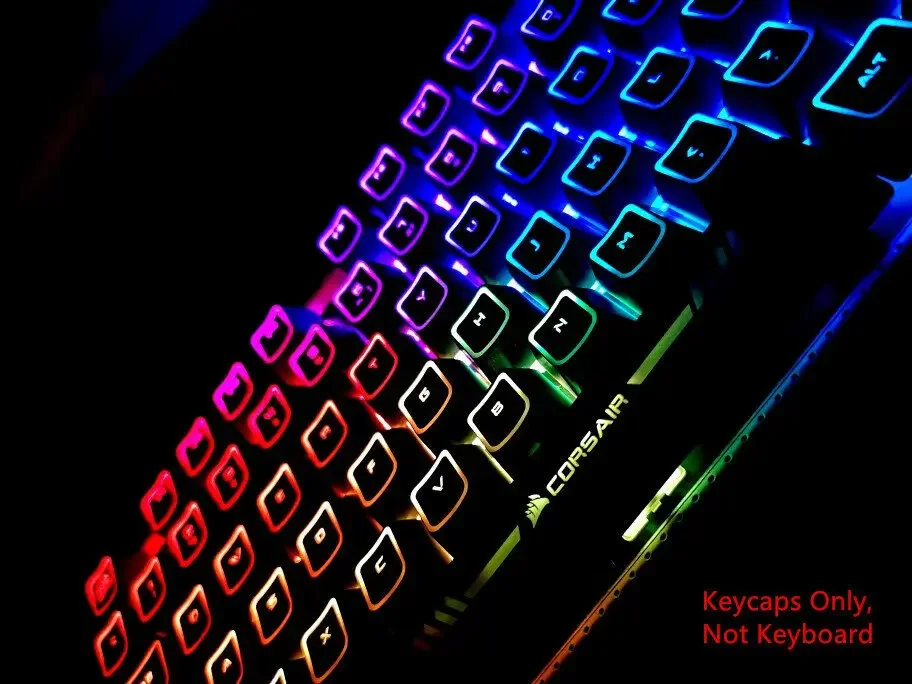 Kit de teclas colecionáveis transformers 104 teclas, com retroiluminação, kit de teclas artesanais k70, rgb, k65, k95, strafe, teclado mecânico para jogos