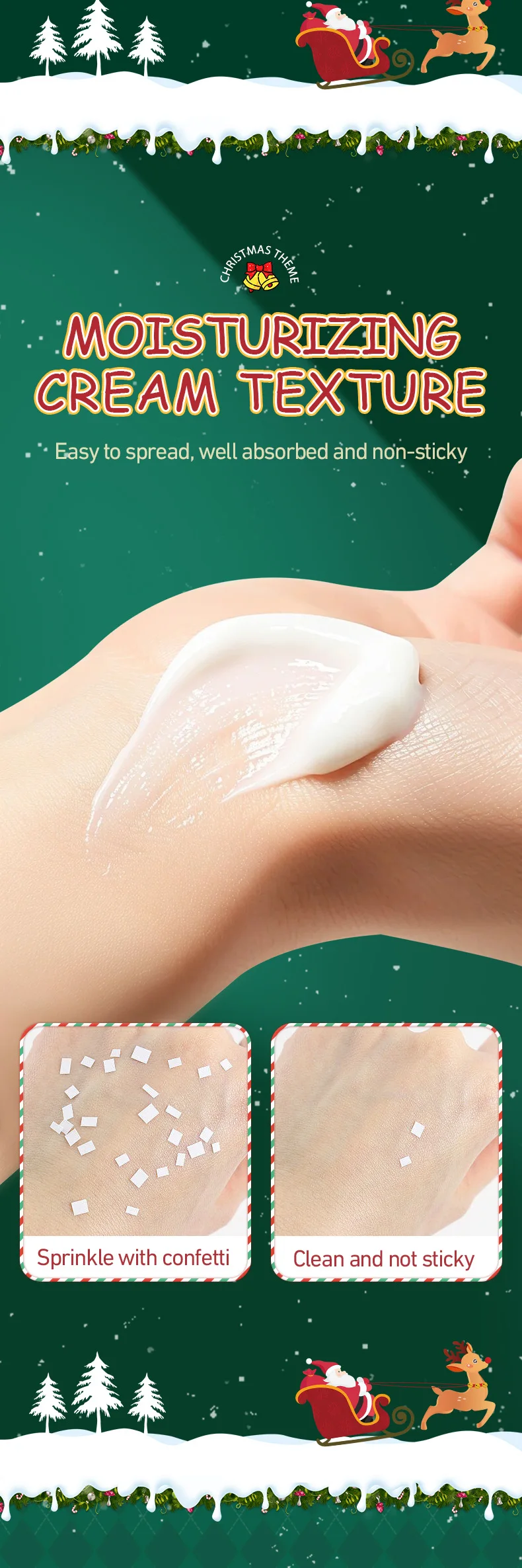 SADOER Christmas Gift Box Hand Cream Set Moisturizing Hydrating Anti Chapping Winter Skin Care Bulk Beauty Lotion Essentials
