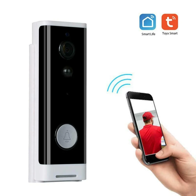 Best-1080P Wifi HD Wireless PIR Monitor 2-Way Intercom กล้อง Video Doorbell ทํางานร่วมกับ Tuya Smart Life ประตู Bell