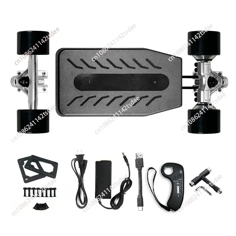 Four-wheel electric skateboard kit controller single and double drive electric remote control skateboard full set of accessories