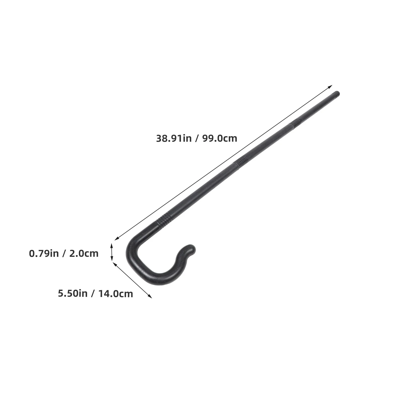 Accessorio per trucco staccabile per costume di Halloween Performance Bastone da passeggio teatrale Costume da bacchetta magica