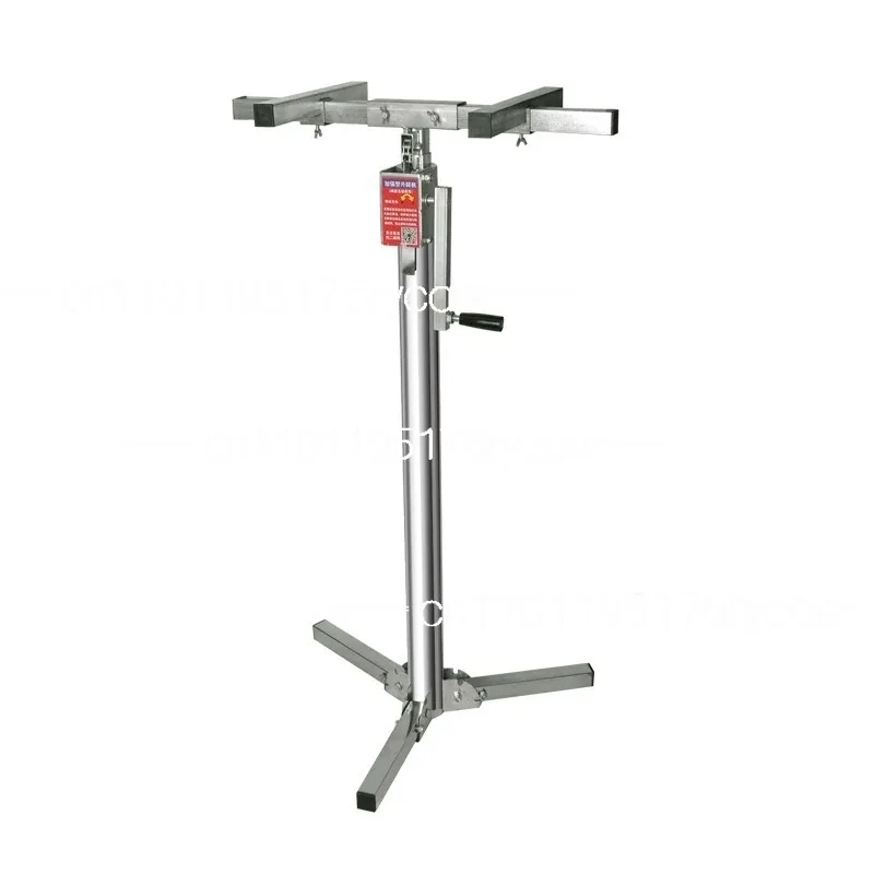 2.1M Wall Cabinet Mounting Bracket Hand Cranked Electric Dual-purpose Stainless Steel 100KG Load-bearing Lifting Platform