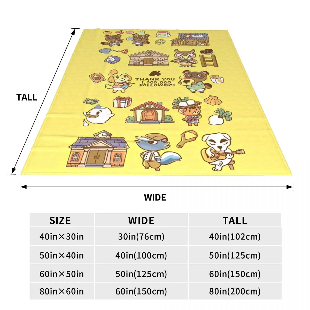 Animal Crossing Blanket Game Characters Decorative Flannel Bedding Throws For Living Room Super Soft Design Quality Bedspread