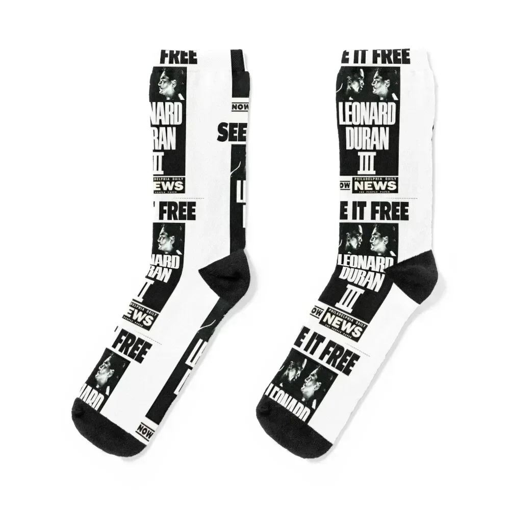 

Boxing T-Shirt: final fight between two boxing icons Socks New year's gifts short Running Socks Women Men's