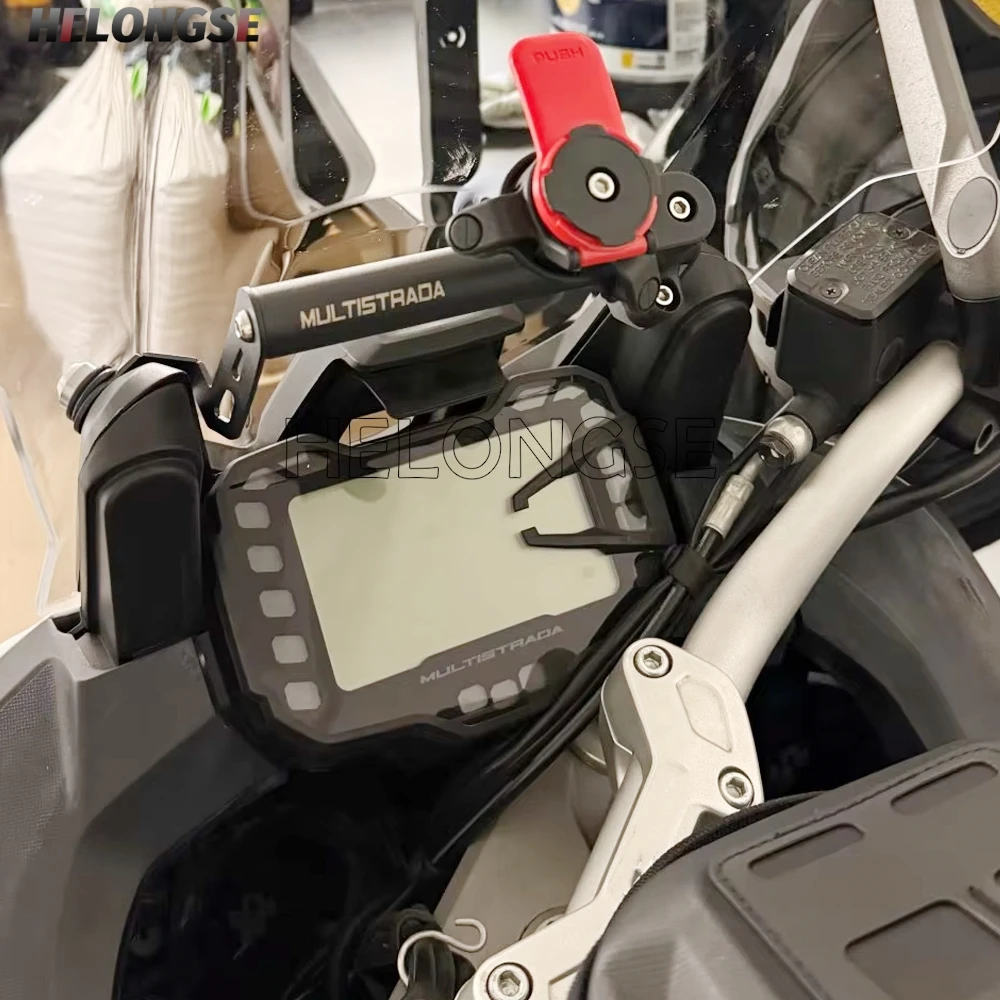 For DUCATI MULTISTRADA V2 / S 2015-2026 Phone Holder Mount Navigation Holder GPS Bracket Plate Multistrada 1260S 950 1200 1260 S