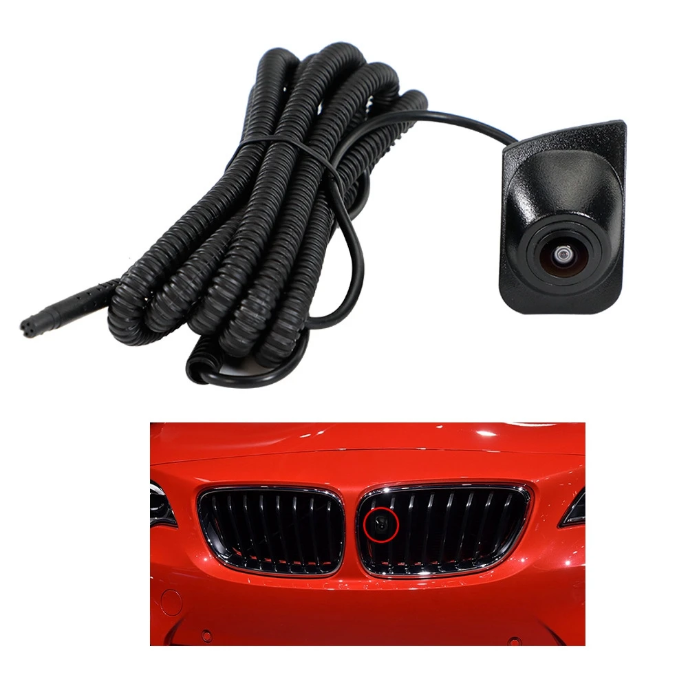 Car Front View Camera Waterproof Night Vision CCD Parking Camera for-BMW 2 Series