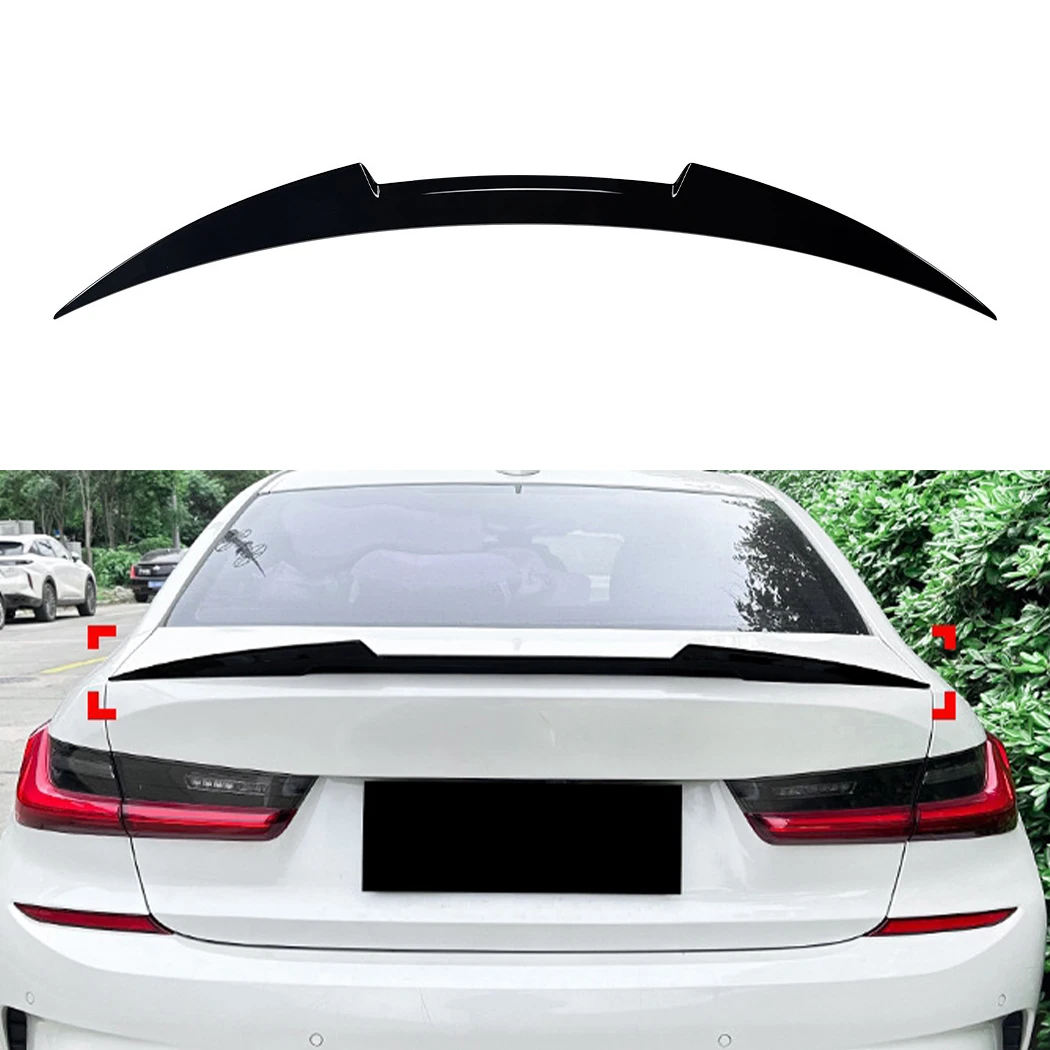 Rear Trunk Roof Lid Spoiler Wing Tail Tailgate Splitter Lip Spoilers For BMW 3 Series G20 320i 320d 325i 330i 330d 2019-2024