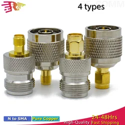 L16 N Male Female To Sma Male Female Straight Connector SMA To N Male Female Test Converter Brass Nickel Plated fast ship