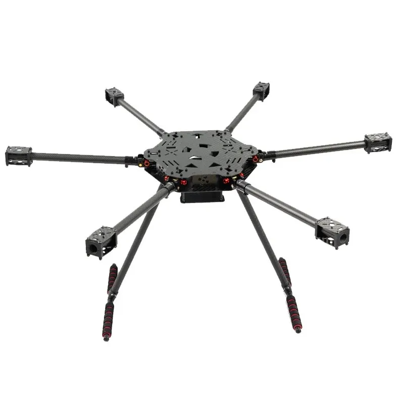ZD680 PRO M10 フルカーボンファイバー ヘキサローター 折りたたみ式アーム ヘキサコプター フレームキット PIXHAWK 折りたたみ式着陸装置付き
