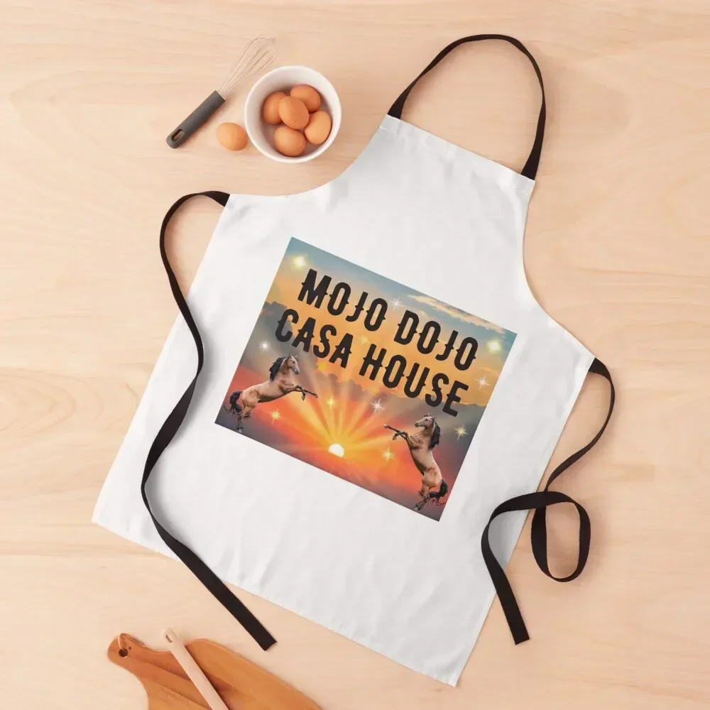 

Mojo dojo casa house funny horse Apron Waterproof Children'S carpenter Apron